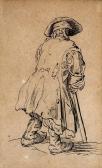 CALLOT Jacques Silberstiftzeichnung CALLOT Jacques Silberstiftzeichnung