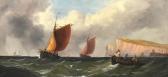 CALLOW George D. Sailing Boats Arriving Home CALLOW George D. Sailing Boats Arriving Home
