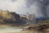 CALLOW William River Scene With Castle (on The Rhine?) CALLOW William River Scene With Castle (on The Rhine?)