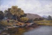 CALLOWHILL Thomas Scott On The Wye Near Builth CALLOWHILL Thomas Scott On The Wye Near Builth