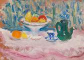 CAMOIN Charles Nature Morte À La Cafetière Et Au Compotier De Fruits CAMOIN Charles Nature Morte À La Cafetière Et Au Compotier De Fruits