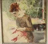 CAMP van Camille Bordurende Vrouw (studie) CAMP van Camille Bordurende Vrouw (studie)