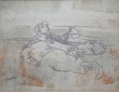 CAMPBELL George F. Fisherman Resting CAMPBELL George F. Fisherman Resting