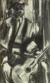 CAMPBELL George F. Study Of Spanish Guitarist CAMPBELL George F. Study Of Spanish Guitarist