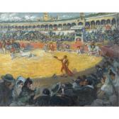 CANALS Y LLAMBI Ricardo Corrida De Toros En La Plaza De La Maestranza De Sevilla (thebullfight In The Maestranza CANALS Y LLAMBI Ricardo Corrida De Toros En La Plaza De La Maestranza De Sevilla (thebullfight In The Maestranza