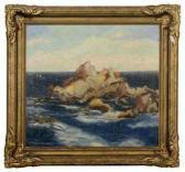CANFIELD BRUCE Blanche Rocky Coastal Landscape CANFIELD BRUCE Blanche Rocky Coastal Landscape