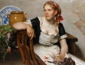 CANTZLER Johan Oscar The Kitchen Girl CANTZLER Johan Oscar The Kitchen Girl