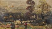 CARGNEL Lucio Landscape With Figures CARGNEL Lucio Landscape With Figures