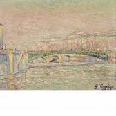 CARIOT Gustave Serie Du Pont D'arioles Avant 10 Heure De Le Matin CARIOT Gustave Serie Du Pont D'arioles Avant 10 Heure De Le Matin
