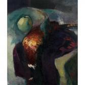 CARLES Arthur Beecher Pheasant With Green Apple CARLES Arthur Beecher Pheasant With Green Apple