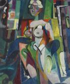 CARLES Arthur Beecher Semi-abstract Nude CARLES Arthur Beecher Semi-abstract Nude