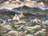 CARLIN James Stormy Landscape With Flood Waters CARLIN James Stormy Landscape With Flood Waters