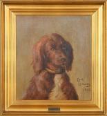 CARLSEN Carl Christian E. Portrait Of A Hunting Dog CARLSEN Carl Christian E. Portrait Of A Hunting Dog