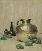 CARLSEN Dines Still Life With Green Peppers CARLSEN Dines Still Life With Green Peppers