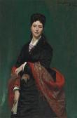 CAROLUS-DURAN Charles Emile Portrait Of Madame Marie Clerc CAROLUS-DURAN Charles Emile Portrait Of Madame Marie Clerc