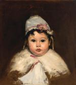 CAROLUS-DURAN Charles Emile Portrait Of Marie-anne Durand, Aged 4 1/2 Months CAROLUS-DURAN Charles Emile Portrait Of Marie-anne Durand, Aged 4 1/2 Months