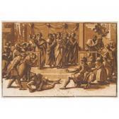 CARPI da Ugo The Death Of Ananias (bartsch Xii, 46.27) CARPI da Ugo The Death Of Ananias (bartsch Xii, 46.27)