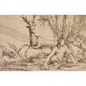 CARPIONI Giulio Earth Represented By Cybele Seated At The Base Of A Tree CARPIONI Giulio Earth Represented By Cybele Seated At The Base Of A Tree