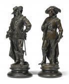 CARRIER-BELLEUSE Albert Ernest King Charles I And Oliver Cromwell CARRIER-BELLEUSE Albert Ernest King Charles I And Oliver Cromwell