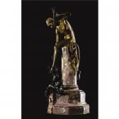 CARRIER-BELLEUSE Louis-Robert Charmeuse De Panthères CARRIER-BELLEUSE Louis-Robert Charmeuse De Panthères