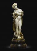 CARRIER-BELLEUSE Louis-Robert French Standing Nude With A Cat CARRIER-BELLEUSE Louis-Robert French Standing Nude With A Cat