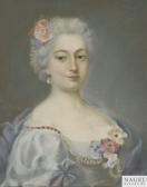 CARRIERA Rosalba Bildnis Einer Dame In Grauem Kleid CARRIERA Rosalba Bildnis Einer Dame In Grauem Kleid