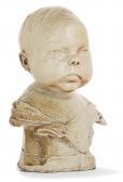 CARRIES Jean Joseph Marie Tête De Bébé Au Nez Retroussé Dit Le Petit Voyou CARRIES Jean Joseph Marie Tête De Bébé Au Nez Retroussé Dit Le Petit Voyou
