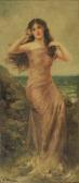 CARROLL William Joseph Classical Maiden On The Shore CARROLL William Joseph Classical Maiden On The Shore