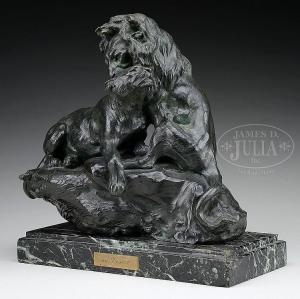 t cartier bronze lion price