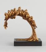 CARVIN Louis Albert Dix Oiseaux Sur Une Branche CARVIN Louis Albert Dix Oiseaux Sur Une Branche