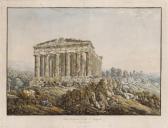 CASSAS Louis-Francois Façade Du Grand Temple D'agrigente CASSAS Louis-Francois Façade Du Grand Temple D'agrigente