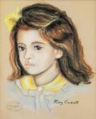 CASSATT Mary A Portrait Of A Girl CASSATT Mary A Portrait Of A Girl