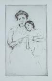 CASSATT Mary The Crocheting Lesson CASSATT Mary The Crocheting Lesson