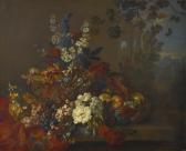 CASTEELS Pieter III Still Life With Flowers And Fruit CASTEELS Pieter III Still Life With Flowers And Fruit
