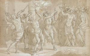 Bernardo Castello - The Flagellation Of Christ