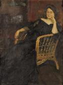 CASTELUCHO DIANA Claudio Portrait Of A Seated Woman CASTELUCHO DIANA Claudio Portrait Of A Seated Woman