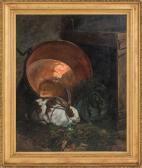 CASTEX-DÉGRANGE Adolphe L. Dégrange Still Life With Rabbit CASTEX-DÉGRANGE Adolphe L. Dégrange Still Life With Rabbit