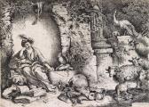 CASTIGLIONE Francesco Circe Changing Ulysses' Men Into Beasts. CASTIGLIONE Francesco Circe Changing Ulysses' Men Into Beasts.