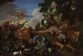CASTIGLIONE IL GRECHETTO Giovanni Benedetto Circe Changing The Companions Of Ulysses Into Boars CASTIGLIONE IL GRECHETTO Giovanni Benedetto Circe Changing The Companions Of Ulysses Into Boars