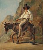 CATEL Franz Ludwig Studie Eines Auf Dem Rücken Eines Esels Sitzenden Italienischen Jungen Mit Hut CATEL Franz Ludwig Studie Eines Auf Dem Rücken Eines Esels Sitzenden Italienischen Jungen Mit Hut