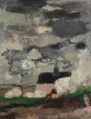 CATHELIN Bernard ``orage Sur Fontenoy`` CATHELIN Bernard ``orage Sur Fontenoy``