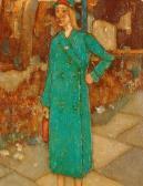 CATLIN Christopher Herbert Woman In Green CATLIN Christopher Herbert Woman In Green