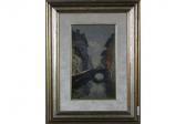 CATTANEO Achille Scorcio Del Naviglio Milanese CATTANEO Achille Scorcio Del Naviglio Milanese