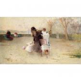 CAVALIERI Luigi Pomeriggio Nel Parco A Firenze CAVALIERI Luigi Pomeriggio Nel Parco A Firenze