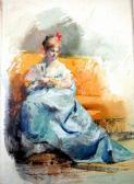 CAVENAGHI Emilio Nobildonna Seduta CAVENAGHI Emilio Nobildonna Seduta