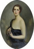 CAYRON Jules Portrait De Lady Avery CAYRON Jules Portrait De Lady Avery