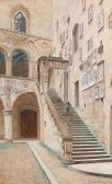 CECCHI Giulia The Inner Courtyard Of The Bargello, Florence CECCHI Giulia The Inner Courtyard Of The Bargello, Florence