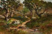 CERAMANO Charles-Ferdinand Forest Landscape CERAMANO Charles-Ferdinand Forest Landscape