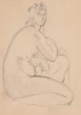 CEZANNE Paul Nude - Faksimile Nach Einer Zeichnung Von Paul Cézanne CEZANNE Paul Nude - Faksimile Nach Einer Zeichnung Von Paul Cézanne