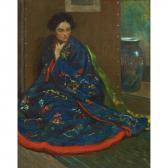 CHADWICK William Seated Woman In A Kimono CHADWICK William Seated Woman In A Kimono